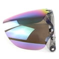 thumbnail image 3 of Open Face Helmet Visor Motorcycle Helmet Bubble Lens 3-Snap Bubble Wind Visor, 3 of 7