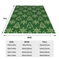 Zufioo Christmas (2) Fleece Blanket Queen Size,Plush Bed Blanket,Ultra