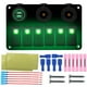 thumbnail image 5 of Panel De Interruptor Basculante De 6 Bandas Dc 12V/24V, Panel De Interruptor De Palanca Led Impermeable Marino Universal Para Coche Para Barco Marino Rv matsuzay VI007325-00, 5 of 7