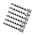 thumbnail image 1 of xinxixnxx 6pcs Brass Electric Guitar Tremolo Bridge Saddle Screws Clamp String Silver 1Set, 1 of 6