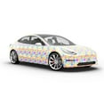 thumbnail image 6 of Rwraps Multicolored Mosaic Soft Tile Gloss Vinyl Film Wrap 59in x 25ft Vinyl Vehicle Car Film Sheet, 6 of 9
