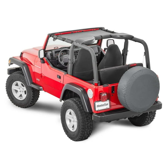 Malla de vehículo Bimini Top MasterTop para Jeep TJ Wrangler 1997-06