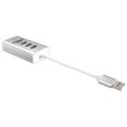 thumbnail image 1 of Seitruly Nuevo USB Hub Tarjeta de sonido externa Lector de tarjetas TF USB 2.0 Splitter Micrófono Adaptador de auriculares, gris Cables de computadora Gris, 1 of 1