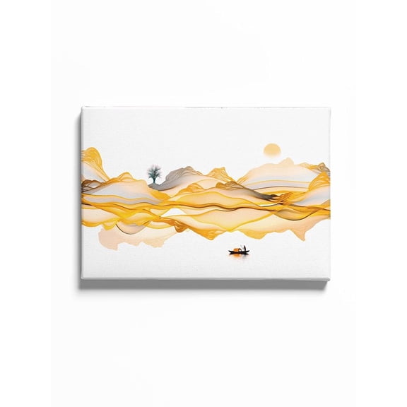 Boat And Desert 20x30 Canvas -Image by Shutterstock,