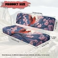 thumbnail image 7 of FKELYI Cherry Flower Cardinal Bird Print UTV Seat Covers Full Protection Anti-Dust Bench Seat Cover with Elastic Band Backrest Cover Waterproof Decor UTV Accessories, 7 of 7