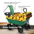 thumbnail image 7 of KAPAS Garden Dump Cart, Multifunctional Dumper Equiped with 4-Wheels Pneumatic Tire and Heavy Duty Steel Frame for Lawn, Garden, Yard, Garage, Wood and Cargo Carrier, 7 of 7
