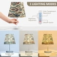 thumbnail image 4 of YAZAOO Table Lamp Creative Ornate Floral Elegance Pattern Simple Pattern Night Light, 4 of 8