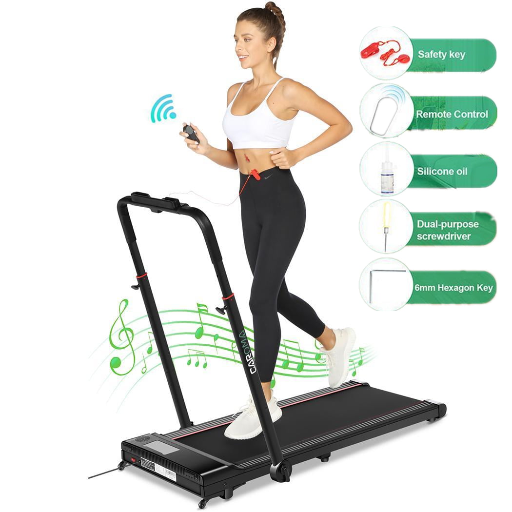 Details about   CAROMA 2.25HP 2in1Electric Treadmill Folding Running Machine Remote&APP Control 