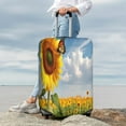 thumbnail image 7 of Honeii butterfly and sunflower Elastic Luggage Cover, featuring double-sided printing, is the ideal companion for travel, business trips, and daily use(not included suitcase )-Large, 7 of 7