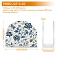thumbnail image 3 of Table Napkin Holder, One Sizex2 Kitchen Napkin Holder Acrylic Napkin Holder Restaurant Napkin Holder Cool Blue Flowers, 3 of 9