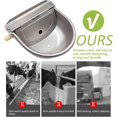 Wewean Automatic Waterer Stainless Steel Farm Livestock Automatic Water