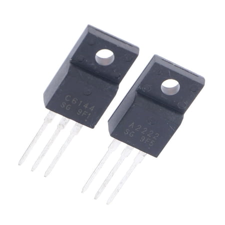 10pcs New 2SA2222 2SC6144 TO-220F 5pairs 5pcs A2222 + 5pcs C6144 TO-220 WL