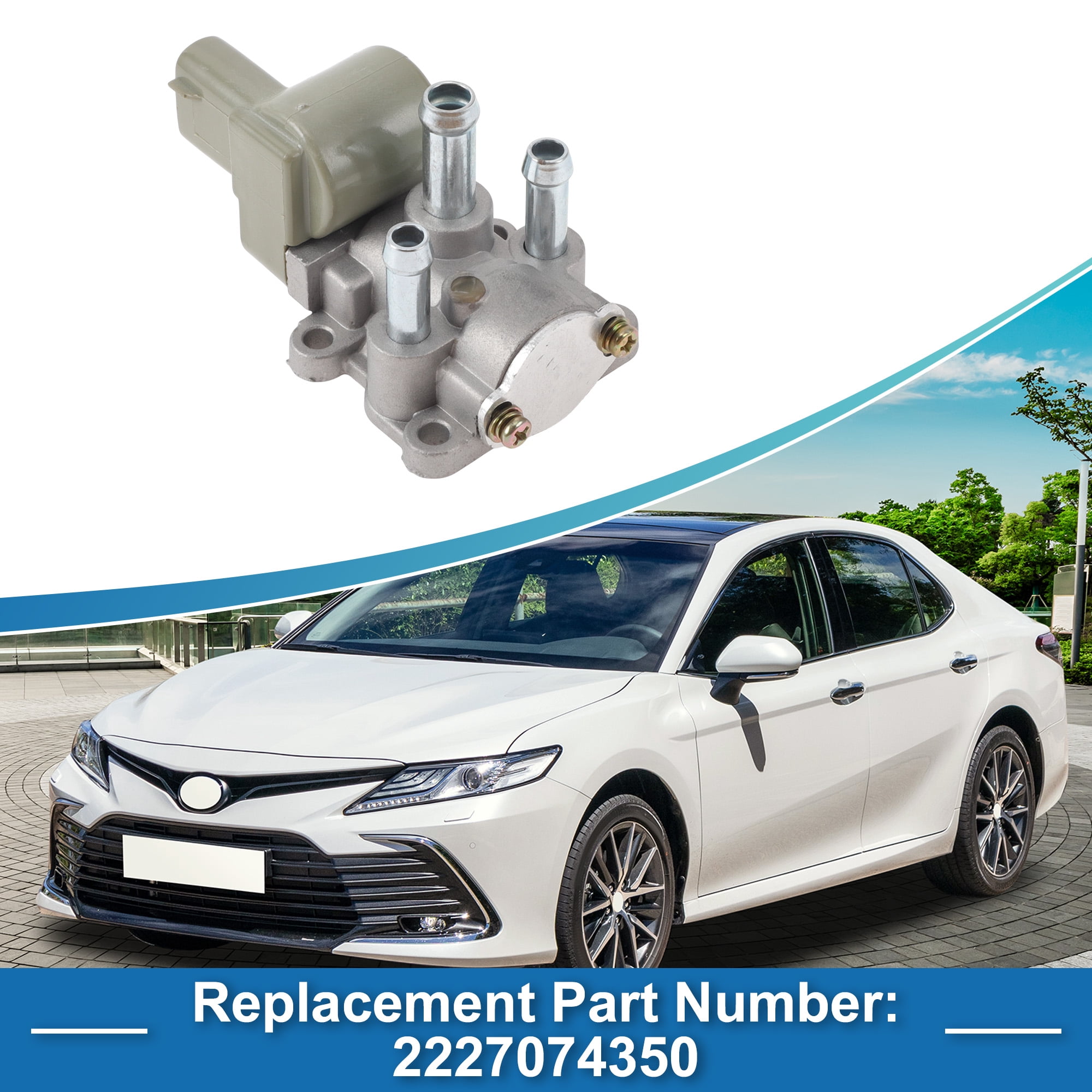 Unique Bargains Car Idle Air Control Valve for Toyota Camry Solara 1997-1999 No.2227074350 IACV Idle Motor Idle Air Control Valve