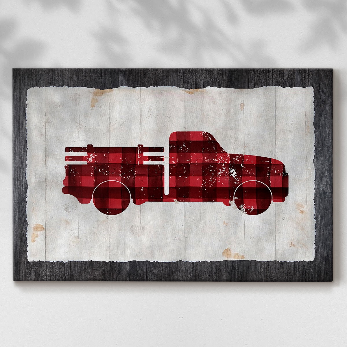 Checkered Truck- Gallery Wrapped Canvas