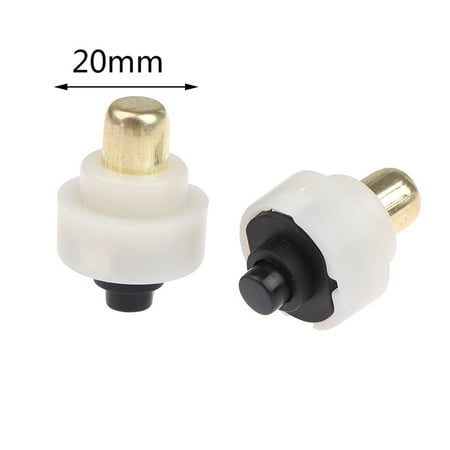 

2Pcs 20mm LED Flashlight Push Button Switch ON/ OFF Electric Torch Tail Switch