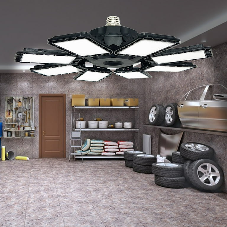 VBVC Led Garage Lights,Deformable Led Garage Ceiling Lights With