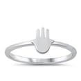 thumbnail image 1 of Hand Toe Ring Modern Wholesale Ring .925 Sterling Silver Band Jewelry Female Male Unisex Size 6, 1 of 4