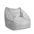 Urban Shop, Structured Bean Chair, Gray Canvas