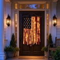 thumbnail image 6 of Memorial Day Saving!4th of July Decorations, 23.8x65.7 inch Vintage Patriotic American Flag with Light, Distressed USA Rag Flag for Independence Day, Courtyard, Porch, Wall Hanging, 6 of 7