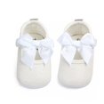 thumbnail image 5 of JAHH Baby Spring Summer and Autumn Shiny Shoes Bow Baby Shoes Soft Bottom Non Slip Single Shoes for Toddler/Little Kid/Big Kid(6-12 Months,White), 5 of 7