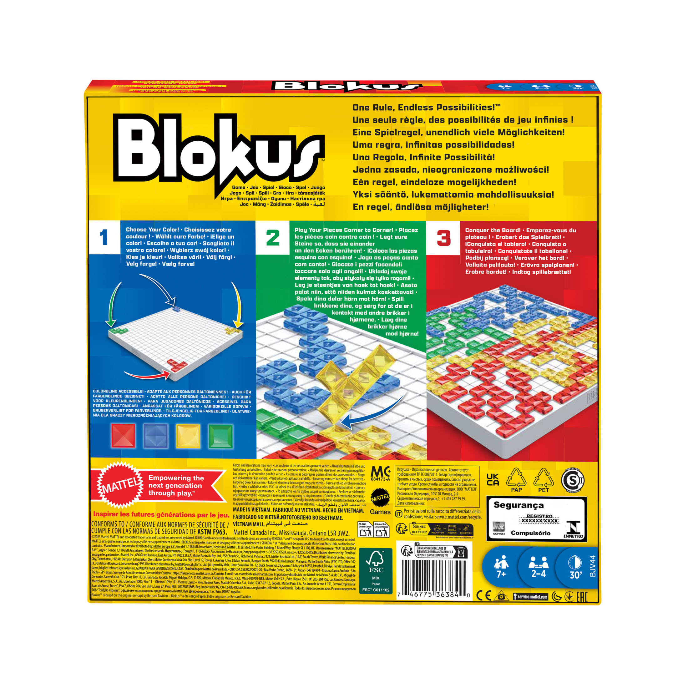 Blokus Strategy Board Game with Colorful Pieces photo 6