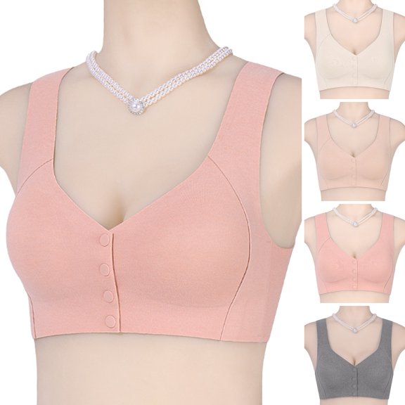 BAETEUY Women Sports Bra Elastic Shoulder Strap Detachable Chest Pads Yoga Bra