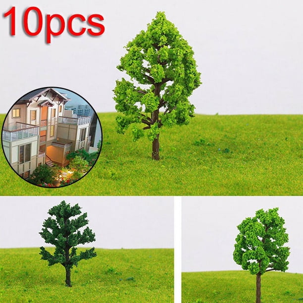 10 Arbres Modèles 11CM Paysage Architectural Ferroviaire Jardin Décoration Maquette Train