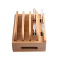 thumbnail image 4 of Soporte de carga de bambú para múltiples dispositivos con 4 puertos de carga USB 6 en 1 Soporte de carga USB para teléfono Tablet Smart Dock Charger Organizer JAMW Sencillez, 4 of 5
