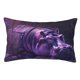 thumbnail image 1 of Balery Purple Hippo In Water Funda de Cojín Estampada, Regalos para Mujeres, Regalos de Amor para Ella, Regalos para Novia o Esposa, Funda de Almohada-20"x30", 1 of 6