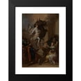 thumbnail image 2 of Placido Costanzi 14x18 Black Modern Framed Museum Art Print Titled - A Miracle of Saint Joseph of Cupertino (1603-1663) (1750), 2 of 5