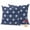 Blue, variant on 2 Pack Outdoor Waterproof Throw Pillow Covers,Memorial Day Patriotic Star White Blue Decorative Square Patio Pillowcases for Chair Couch Sofa 16x16in