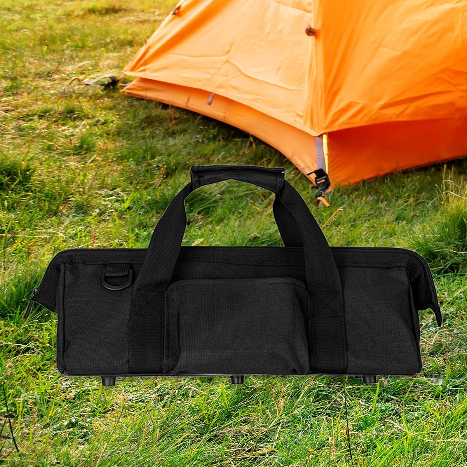 Colaxi Camping Tool Storage Bag Multipurpose Tent Accessories Organizer Lightweight Tools Pouch Tool Handbag for Woodworker Plumber A