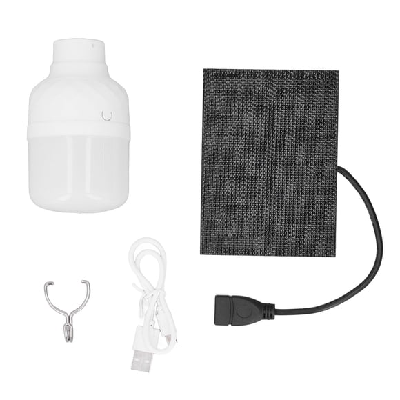Bombillas solares de silicona monocristalina, recargables, portátiles, con energía solar, para tiendas de campaña para senderismo al aire libre