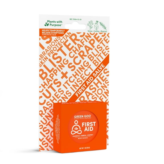 Green Goo 100% All Natural First Aid Travel Size, .7 oz