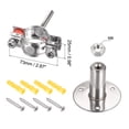 thumbnail image 3 of Unique Bargains 304 Stainless Steel Wall Mount Ceiling Mount Pipe Support for 32-34mm Pipe, 3 of 5
