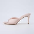 thumbnail image 5 of Cushionaire Elle Pointed Heel Womens Sandal, Open Toe Heeled Mule with Cushioned Memory and Stiletto Design, 5 of 12