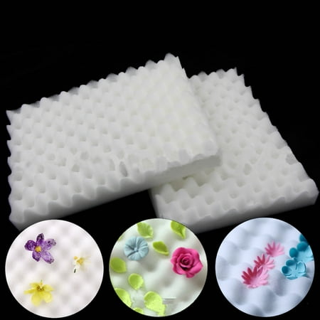 - 2Pcs Foam Dry Pads Drying Sponge Mats Cake Fondant Sugar Flower Tool Kitchen DIY