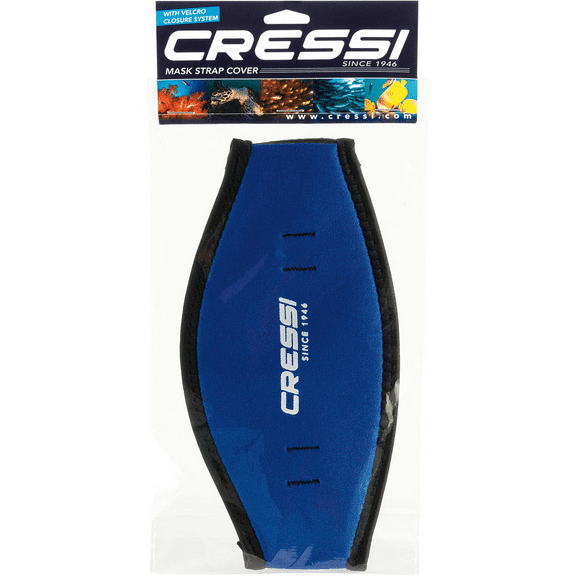 Cressi Mask Strap Cover (Blue)