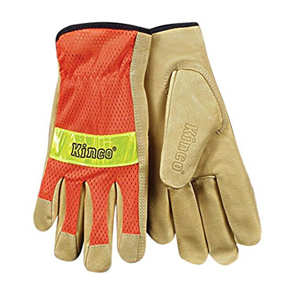 Kinco Kinco 909S Men's Unlined Grain Pigskin Mesh Back Gloves