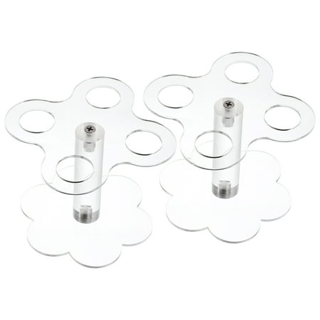 

Etereauty 2pcs Storage Shelf Ice Cream Rack Dessert Stand Acrylic Holder (Transparent)