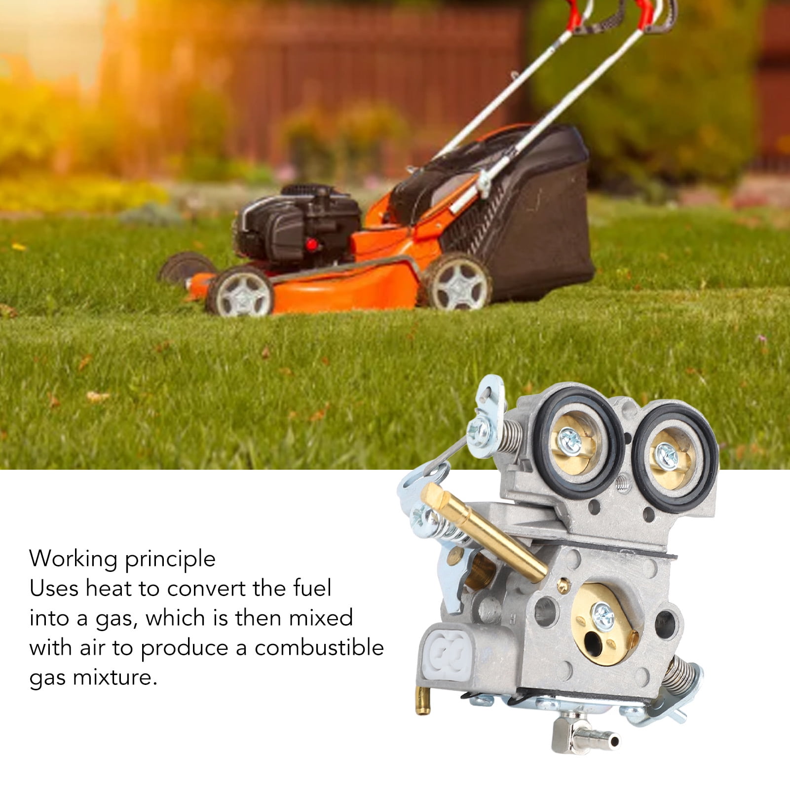 Grass Trimmer Carburetor Mower Carburetor Sturdy Reliable for 586346601 253 253R 553RS Walmart
