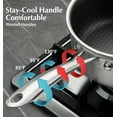 thumbnail image 4 of Koch Systeme CS 1+2+3QT Tri-Ply Hybrid Nonstick Stainless Steel Saucepan with Honeycomb Interior, Induction Compatible, 4 of 5