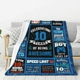 thumbnail image 3 of 16 Year Old Boy Birthday Gift Ideas, for 16 Year Old Boy, Best 16 Year Old Boy Gifts, 16 Year Old Boy Birthday Gifts, Kids Blanket 40x50in Warm Flannel Blanket Gift for 16 Year Old Boy, 3 of 5