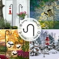 thumbnail image 7 of Shepherds Hook for Outside, 94 inch Adjustable Bird Feeder Pole with 5 Prong Base, Garden Hanger Stand for Hummingbird Feeder, Wind Chime, Lantern, 7 of 7
