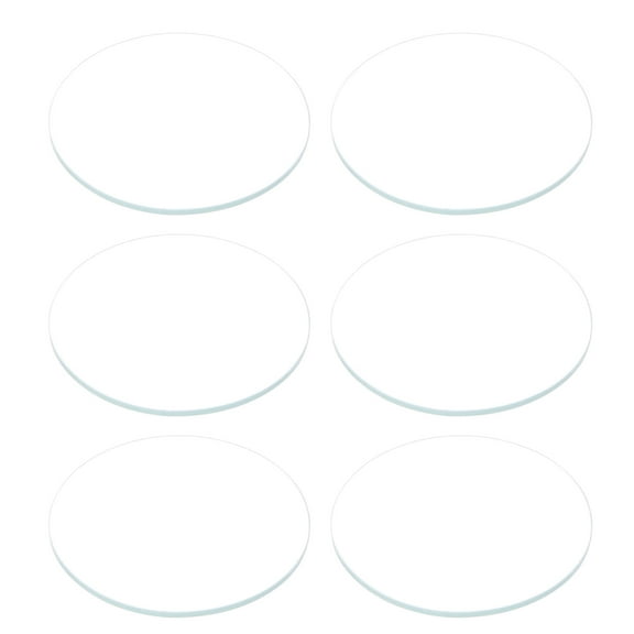 Uxcell 6 Pack Watch Glass Crystal Lens, 41mm Dia. 1.1mm Edge Thickness Double Dome Round Clear Watch Glass