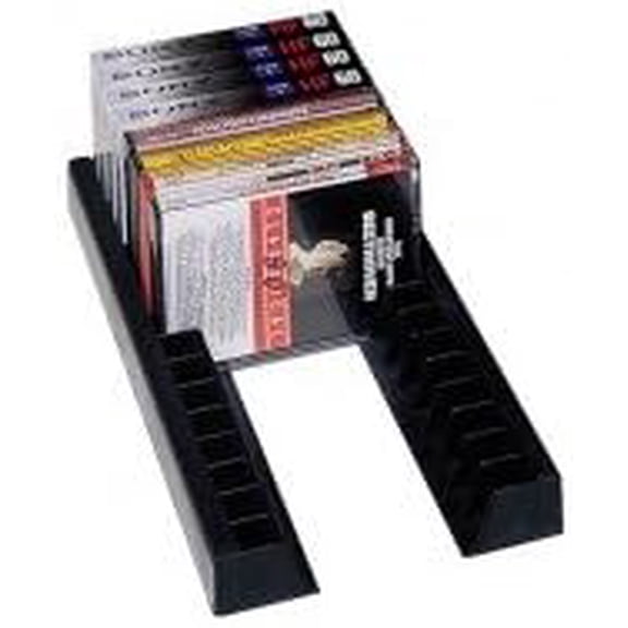 HandyCT Multimedia Storage And Organizers, Storage Rails DVD, Black