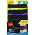 thumbnail image 2 of Hanes Womens Performance Cool X-Temp 3-Pack Boyshorts, 5, Assorted, 2 of 3