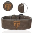 thumbnail image 2 of MT 10mm Leather Powerlifting Belt - Best for Weightlifting, Bodybuilding, Heavylifting, Men Women Workout Gym Belt, 2 of 8