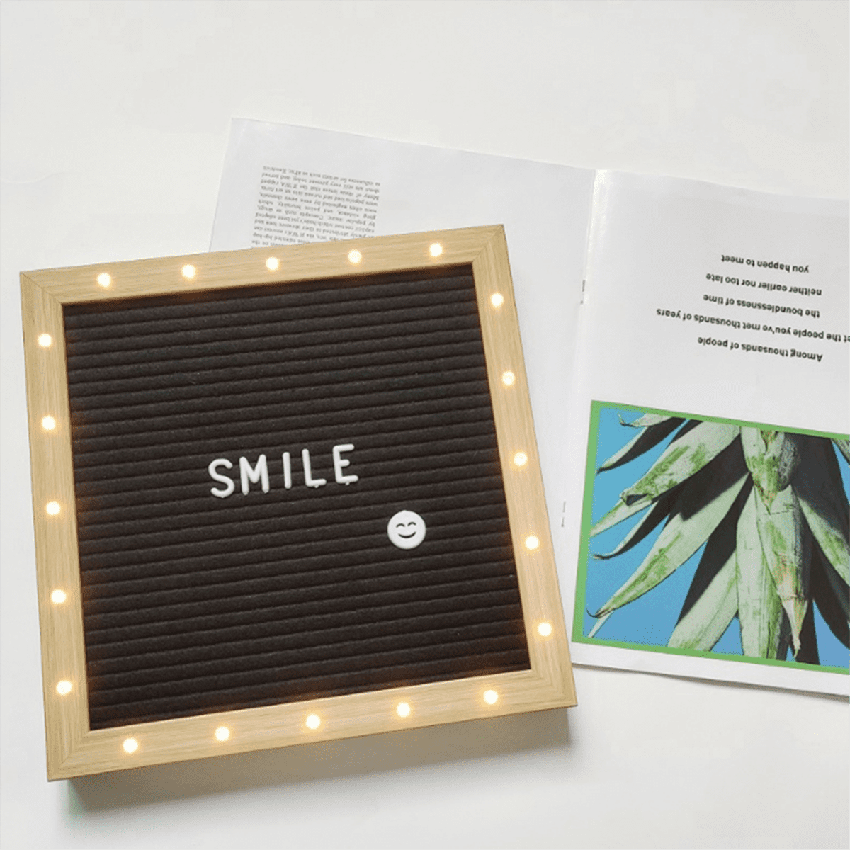 Felt Letter Board,Felt Message Board, Changeable Sign Boards , Baby Announcement Sign Grey