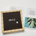 thumbnail image 3 of Felt Letter Board,Felt Message Board, Changeable Sign Boards , Baby Announcement Sign Grey, 3 of 6
